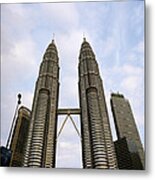 Evocative Petronas Towers Metal Print