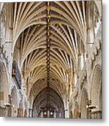 Exeter Cathedral And Organ Metal Print