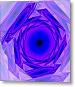 Eye See Blue Metal Print