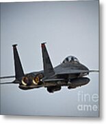 F-15 Strike Fighter Metal Print