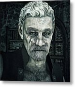 Face With A Story In It Metal Print