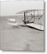Failed First Wright Flyer Flight Metal Print