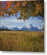 Fall In The Tetons Metal Print