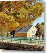 Fall On The Farm Rochester Metal Print