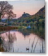 Fall Sugarloaf With Duck Metal Print