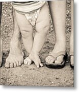 Family Feets Metal Print