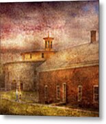 Farm - Barn - Shaker Barn Metal Print