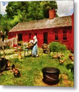 Farm - Laundry - Old School Laundry Metal Print