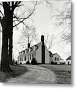 Farmhouse On Belle Air Plantation Metal Print