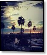 Fashion Island Palms Metal Print