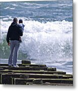 Father And Son Metal Print