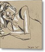 Female Study 5 Metal Print