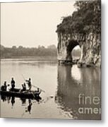 Ferry At Elephant's Trunk Hill Metal Print
