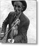 Fiddlin Bill Hensley Mountain Fiddler Asheville Nc Metal Print