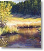 Field Of Gold Metal Print