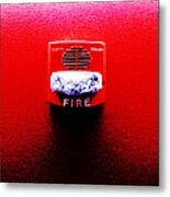 Fire Alarm Strobe Metal Print
