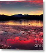 Fire And Ice At Price Metal Print