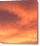 Fire Clouds Metal Print