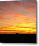 Fire In The Sky Metal Print