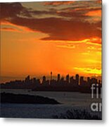 Fire In The Sky Metal Print