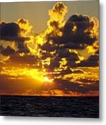 Fire In The Sky Metal Print