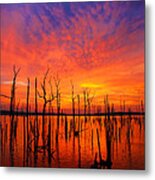 Fired Up Morn Metal Print