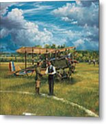 First Landing At Shepherd's Field Metal Print