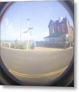 Fish Eye Effect Metal Print