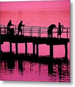 Fishermen Metal Print