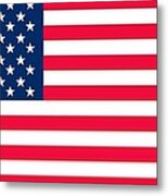 Flag Of The United States Of America Metal Print