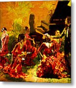 Flamenco Dancer 020 Metal Print