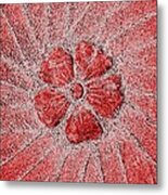 Fleur Scarlet Metal Print