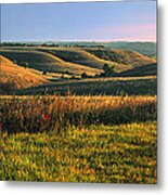 Flint Hills Shadow Dance Metal Print