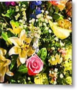 Floral Wonder Metal Print