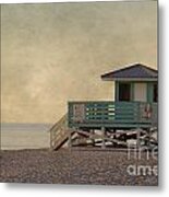 Florida Hut Metal Print