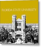 Florida State University - Gold Metal Print