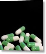 Fluoxetine Antidepressant Capsules Metal Print