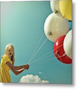 Fly Me To The Moon Metal Print
