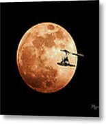 Fly Me To The Moon Metal Print