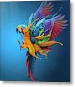 Flying Colours Metal Print