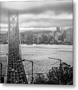 Foggy City Of San Francisco Metal Print