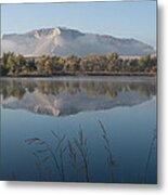 Foggy Morning - Scottsbluff Monument Metal Print