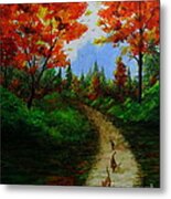 Follow The Leader Metal Print