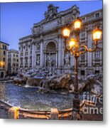 Fontana Di Trevi 3.0 Metal Print