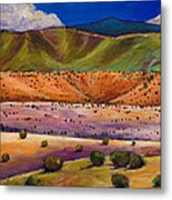 Foothill Approach Metal Print