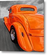 Ford Coupe Hot Rod 1934 Metal Print