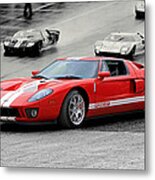Ford Gt And Gt40 1966 Le Mans Win Metal Print