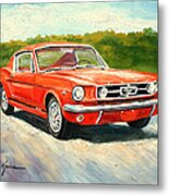 Ford Mustang 1965 Metal Print