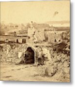 Fort Moultrie Sallyport And Ruins Of The Fort Metal Print