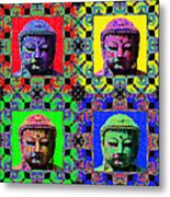 Four Buddhas 20130130 Metal Print